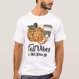 Herfst Vibes dat het leven zurse Herfst seizoensge T-shirt