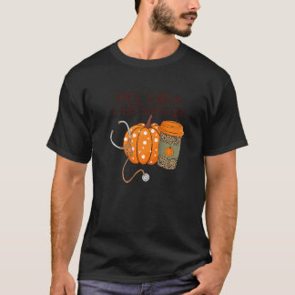 Herfst Vibes dat Zuster Leven Verpleegse Herfst Ve T-shirt