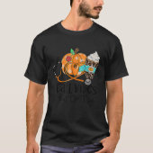 Herfst Vibes en CMT Life Pumpkin Leopard Thanksgiv T-shirt (Voorkant)