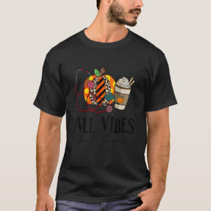 Herfst Vibes en dat EMT Zurse Life leopard Pumpkin T-shirt