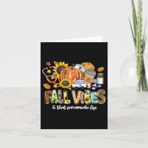 Herfst vibes en dat paramedische leven pompoen lui kaart