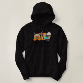 Herfst Vibes en dat truckerleven Hoodie (Design voorkant)