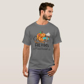 Herfst Vibes en die medische assistent-Herfst T-shirt (Voorkant volledig)