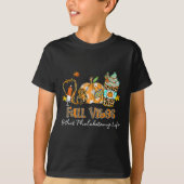 Herfst Vibes en die Phlebotomy Life spuit Pumpki T-shirt (Voorkant)