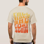 Herfst vibes en gezellige nachten t-shirt (Achterkant)