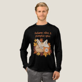 Herfst Vibes en pompoen Spice – Cozy Fox Herfst De Tri-Blend Shirt (Voorkant)