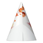 Herfst Vibes Fox - Verjaardagsfeest Pet Feesthoedjes (Achterkant)