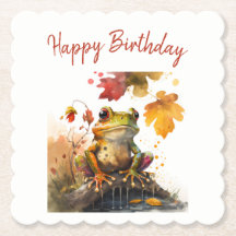 Herfst vibes Frog - Verjaardag