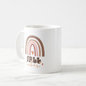 Herfst Vibes gepersonaliseerd Koffiemok (Voorkant links)