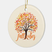 Herfst Vibes – Gezellige Herfst Keramisch Ornament (Links)