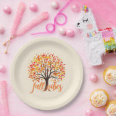 Herfst Vibes – Gezellige Herfst Papieren Bordje (Feest)