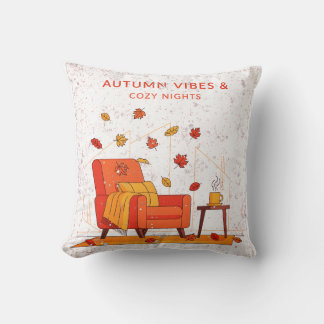 Herfst Vibes Gezellige Herfst Seizoen Kussen