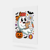 Herfst Vibes Ghost Nurse Autumn Acryl Bord (Hoek)