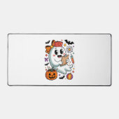 Herfst Vibes Ghost Nurse Autumn Bureaumat (Voorkant)