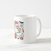 Herfst Vibes Ghost Nurse Autumn Koffiemok (Voorkant rechts)