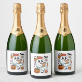 Herfst Vibes Ghost Nurse Autumn Sparkling Wijnetiket (Flessen)