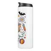 Herfst Vibes Ghost Nurse Autumn Thermosbeker (Geroteerd rechts)