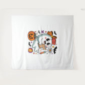 Herfst Vibes Ghost Nurse Autumn Wandkleed (Voorkant (horizontaal))