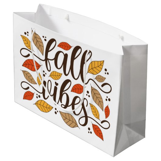 Herfst Vibes Groot Cadeauzakje (Achterkant Gekanteld)