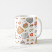 Herfst Vibes Herfst Decor Thanksgiving Gepersonali Koffiemok (Voorkant rechts)