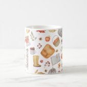 Herfst Vibes Herfst Decor Thanksgiving Gepersonali Koffiemok (Center)