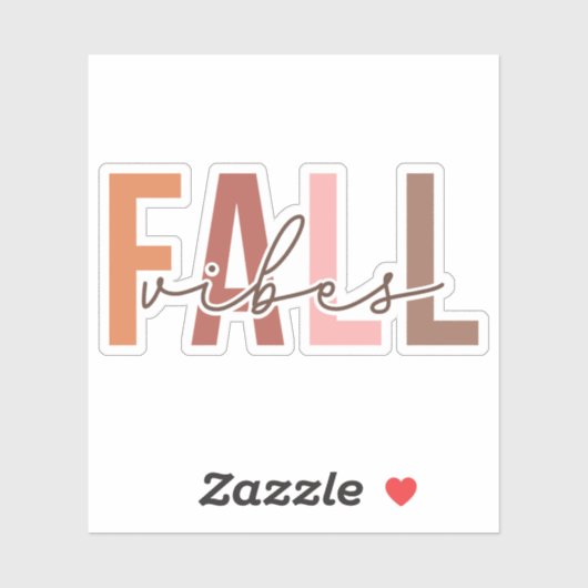 Herfst Vibes | HERFST | Vinyl gesneden vinyl Sticker (Vel)