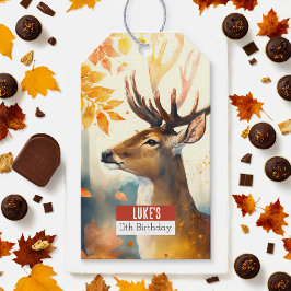 Herfst vibes Herten - Verjaardagsfeest - Cadeaulabel