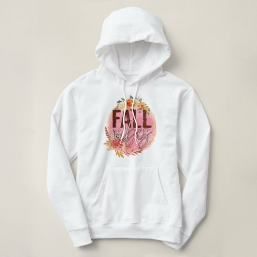 Herfst Vibes Hoodie (Design voorkant)