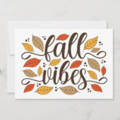 Herfst Vibes Kaart (Voorkant)