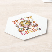 Herfst Vibes Kartonnen Onderzetters (Schuin)