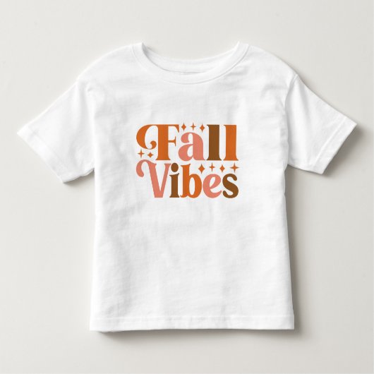 Herfst Vibes Kinder Shirts (Voorkant)