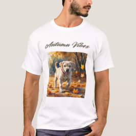 Herfst Vibes Labrador Puppy T-shirt