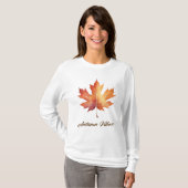 Herfst Vibes Leaf T-shirt (Voorkant volledig)