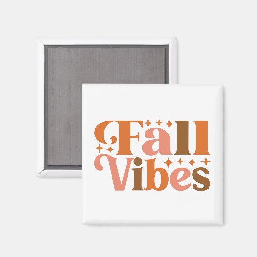 Herfst Vibes Magneet (Voorkant / Achterkant)