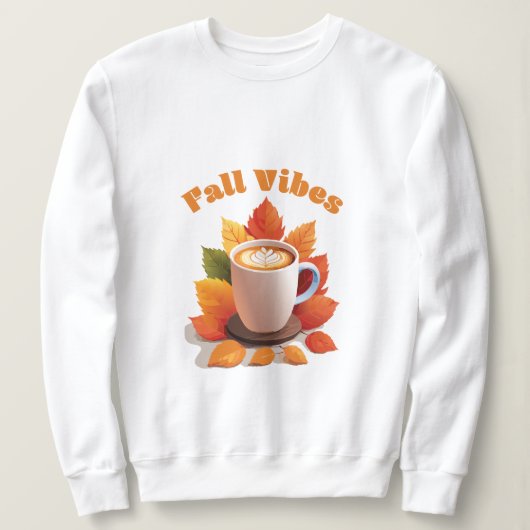 herfst vibes met koffie trui (Design voorkant)