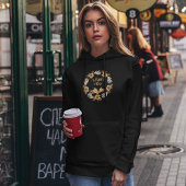 Herfst Vibes met zonnebloemen en herfst Leaves Hoodie