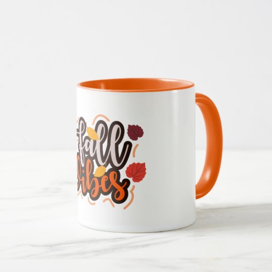 Herfst Vibes Mok (Voorkant rechts)