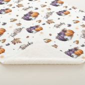 Herfst vibes naadloos patroon sherpa deken (3/4)