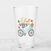 Herfst vibes op de fiets glas (Voorkant)