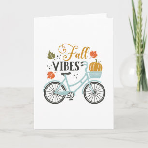 Herfst vibes op de fiets kaart