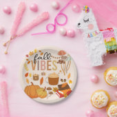 Herfst Vibes Papieren Bordje (Feest)