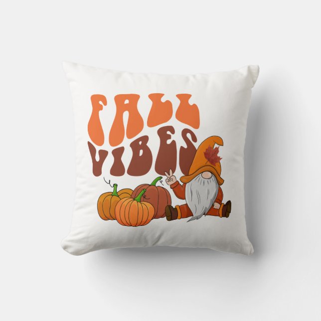 Herfst Vibes Pillow Kussen (Voorkant)
