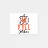 Herfst Vibes Post-it® Notes (Voorkant)
