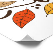 Herfst Vibes Poster (Hoek)