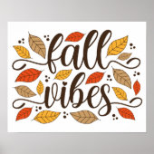 Herfst Vibes Poster (Voorkant)