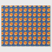 Herfst Vibes Pumpkin Cupcakes Gift Cadeaupapier (Vlak)