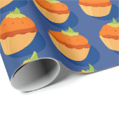 Herfst Vibes Pumpkin Cupcakes Gift Cadeaupapier (Rol Hoek)