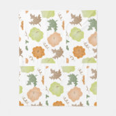 Herfst Vibes Pumpkin Theme Fleece Deken (Voorkant)