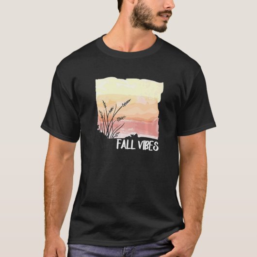 Herfst Vibes Relax herfst T-shirt (Voorkant)
