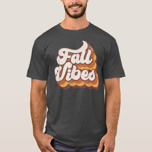 Herfst Vibes Retro Herfst Reden najaar Bedankt T-shirt